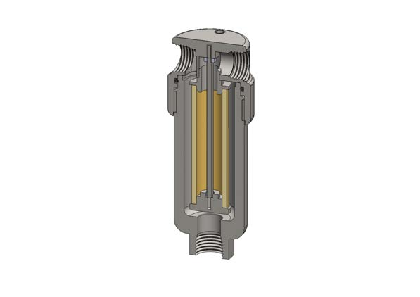 FILTER HOUSING, SS127, 1/2" NPT, 350 BAR, S316
