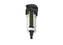 FILTER HOUSING, NN122, 1/4" NPT, MANUAL DRAIN, 10 BAR, PA