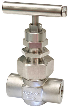 NEEDLE VALVE, 12MM SW, GB SERIES, GRAFOIL PK, S316