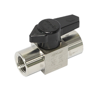 PLUG VALVE, 1/4" FEMALE BSPT, DOWNSTREAM VENT, S316