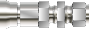 QUICK CONNECTOR, BULKHEAD BODY, 1/4&quot; O.D., S316