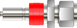 QUICK CONNECTOR, STEM WITH VALVE, 1/8&quot; O.D.