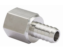 FEMALE HOSE CONNECTOR, 1/8" HOSE - 1/4" BSPP