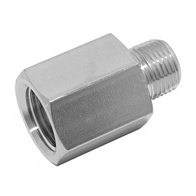 REDUCING ADAPTER, 3/8" FEMALE - 1/4" MALE NPT, S316