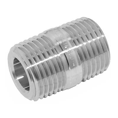 CLOSE NIPPLE 1/2" NPT, S316