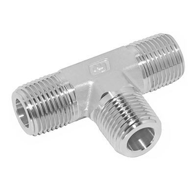 MALE TEE, 1/2" NPT, S316
