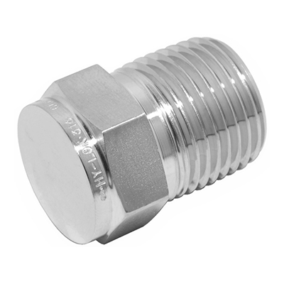 PIPE PLUG, 1/4" NPT, S316