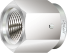ZCR FEMALE NUT, 1/4"
