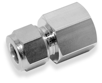 FEMALE CONNECTOR, 1/4&quot; O.D. - 1/4&quot; BSSP