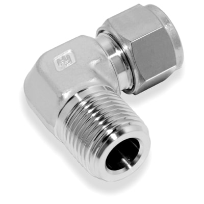 MALE ELBOW, 6MM O.D. - 1/8" BSP, S316