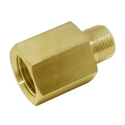 REDUCING ADAPTER, 1/4" FEMALE BSPT - MALE 1/8" BSPT, BRASS