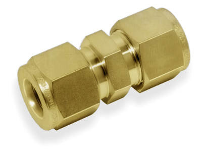 UNION, 1/8" O.D., BRASS