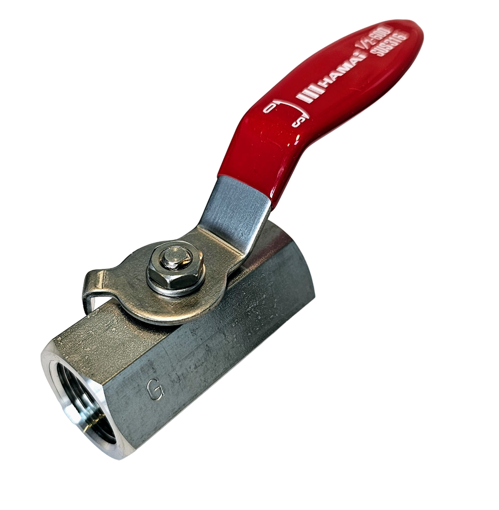 HAMAI BSS BALLVALVE, 1/4" FEMALE BSPP, S316