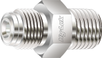 MALE CONNECTOR, 1/4" ZCR, 1/4" NPT