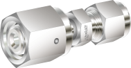 ZCR SWIVEL TUBE FITTING CONNECTOR, 1/4" ZCR, 1/4" O.D.