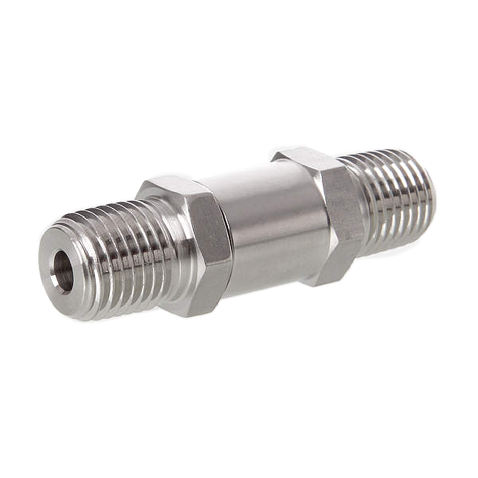 CHECK VALVE, 3/8" MALE BSPT, 1 PSI, 700 SERIES, S316