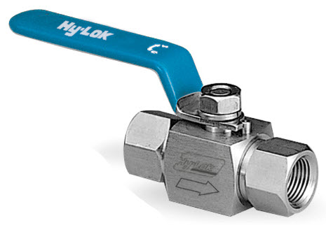 2 WAY BALL VALVE, 1/4" FEMALE BSPP, PEEK, 105 SERIE, S316
