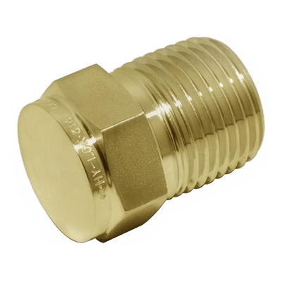 PIPE PLUG, 1/8&quot; NPT, BRASS