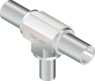 REDUCING WELD BRANCH TEE, 1" - 1/2", HIGH GRADE