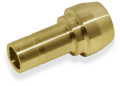 REDUCING PORT CONNECTOR, 12MM - 6MM, BRASS
