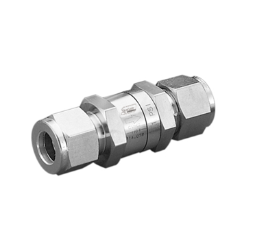 CHECK VALVE, 6MM O.D. 10 PSI, 700H SERIE, S316