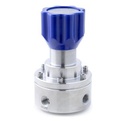 LOW FLOW PRESSURE REGULATOR, 300 - 10 BAR, 1/4" BSPP, A PORT, PCTFE SEAT, S316