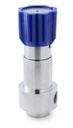 MEDIUM FLOW PRESSURE REGULATOR, 300 - 50 BAR, 1/2" BSPP, SPRING LOADED, N PORT, PCTFE SEAT, S316