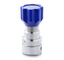 LOW FLOW PRESSURE REGULATOR, 300 - 180 BAR, 1/4" NPT, M PORT, PCTFE SEAT, S316