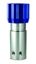 LOW FLOW PRESSURE REGULATOR, 690 - 200 BAR, 1/4" NPT, M PORT, SPRING LOADED, PEEK SEAT, S316