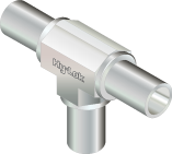 LONG WELD TEE, 3/8" O.D.