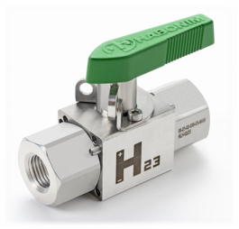 2 WAY BALL VALVE, 1/4" NPT,1034 BAR, HYDROGEN SERVICE, S316