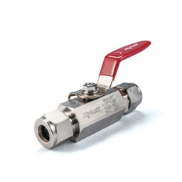 [SABVH-15M-OF] 2 WAY BALL VALVE, 15 MM O.D. OIL FREE, 110 SERIE, S316