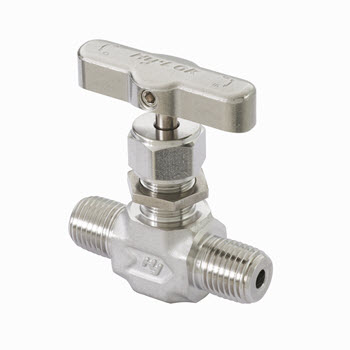 [SANV3M-4N] NEEDLE VALVE, 1/4" MALE NPT, NV SERIES, S316