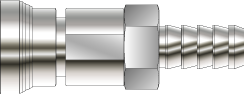 [SAQ1BHB-4T] QUICK CONNECTOR, BODY, 1/4" HOSE CONNECTOR, S316