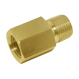 [BH-MFAA-4N] ADAPTER, 1/4&quot; NPT FEMALE - 1/4&quot; MALE NPT