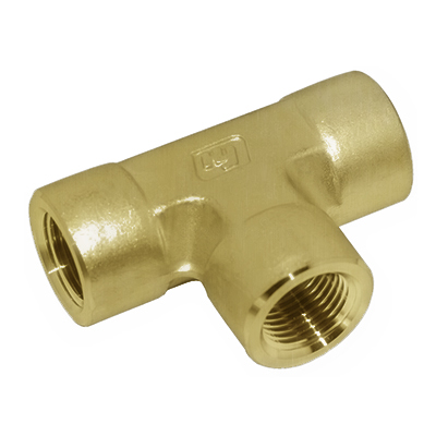 [BH-STA-4N] TEE, 1/4" FEMALE NPT, BRASS