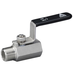 [D1ETX66301T] STAINLESS STEEL BALL VALVE, 2000 PSIG, 310013. 1/4&quot; MF NPT