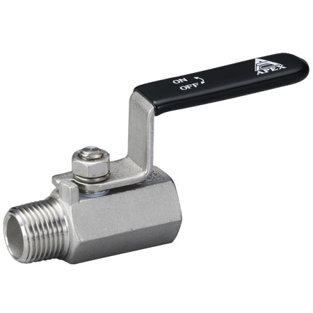 [D1ETX66301T] STAINLESS STEEL BALL VALVE, 2000 PSIG, 310013. 1/4" MF NPT