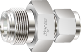 [H-ZHC-4-4-B] ZCR TUBE FITTING CONNECTOR, 1/4" O.D. - 1/4"