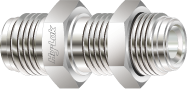 [H-ZBHU-4-B-SM6L] ZCR BULKHEAD UNION, 1/4" MALE ZCR, S316