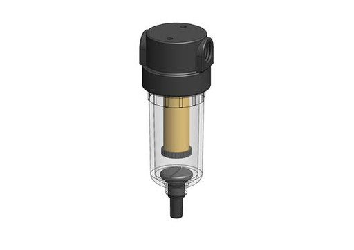 [NN122.211] FILTER HOUSING, NN122, 1/4" NPT, 1/8" NPT DRAIN, 10 BAR, PA