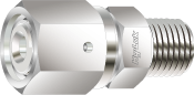 [H-ZSMC-8-8N-B-SM6L] SWIVEL MALE CONNECTOR, 1/2" NPT