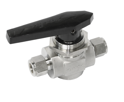[SAB3SVH-10M] 2 WAY BALL VALVE, 10MM O.D., 112S SERIE, S316