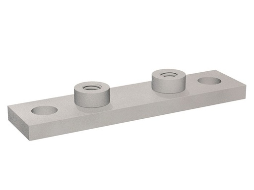 [PL6-M6] ELONGATED WELD PLATE, 316, PL6
